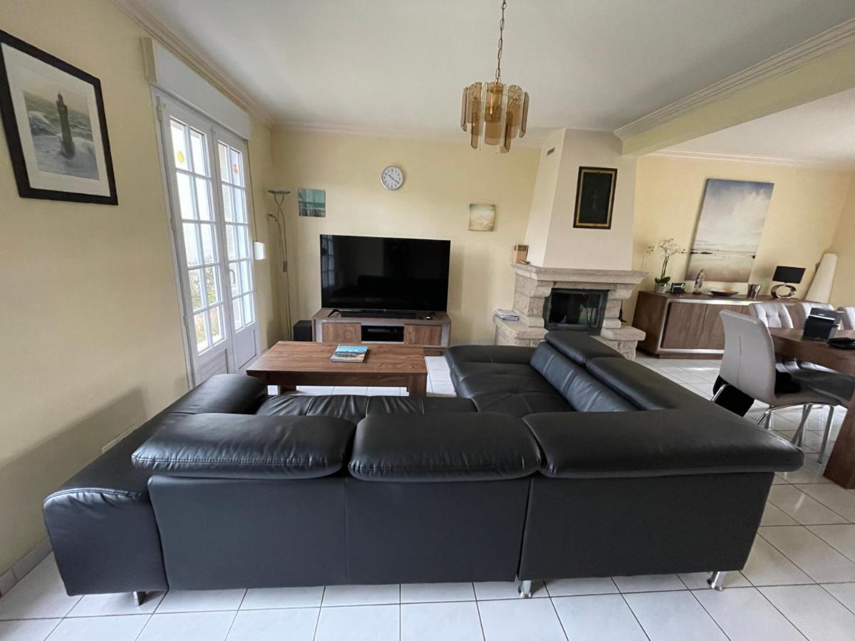 Spacieuse Maison Typique Pour 10 Personnes Vue Mer Plage A 10 Minutes A Pied- Ideale Pour Des Vacances Ou Un Weekend En Famille Ou Entre Amis Etables-sur-Mer Luaran gambar